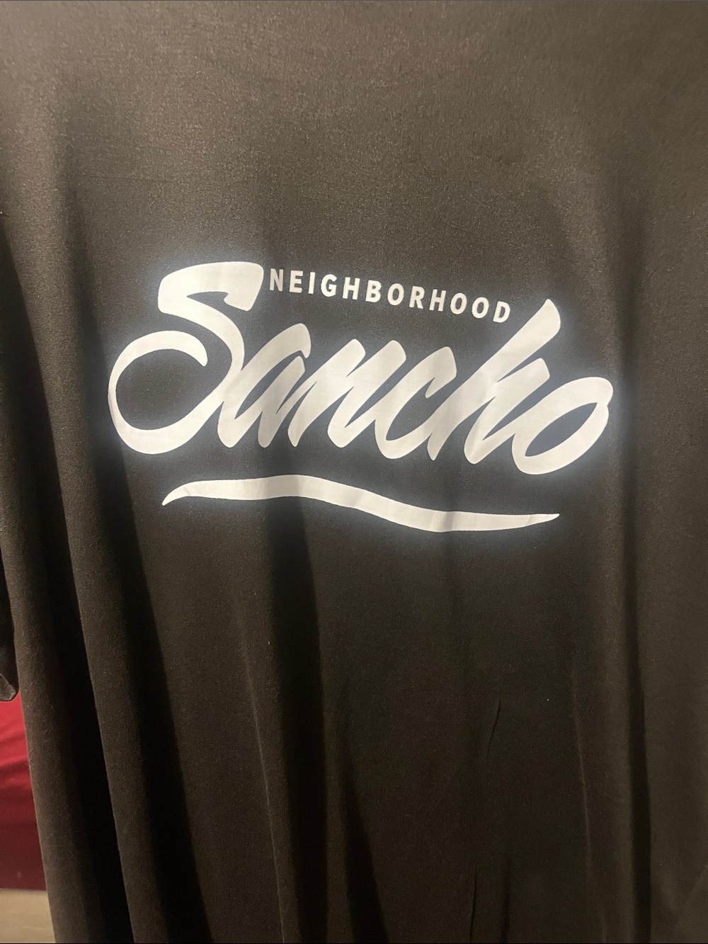 Neighborhood Sancho Graphic Short Sleeve T-Shirt - Black